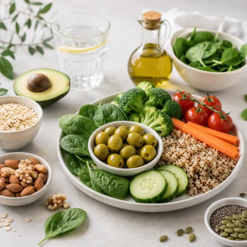 Green olives with low sugar healthy diet vegetables