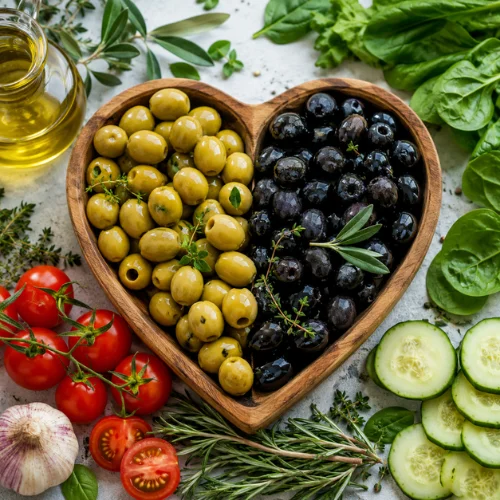 Green olives vs black olives nutrition facts healthy fats and sodium comparison